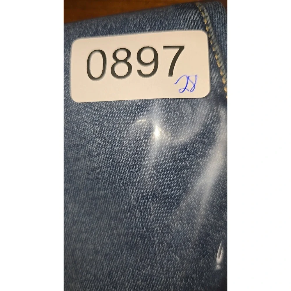 Maurices Jeans Womens L Jegging High‎ Rise Skinny Stretch Raw Hem Medium Wash